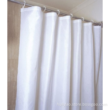 Plain White Shower Curtains